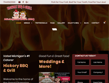 Tablet Screenshot of hickorybbq.net